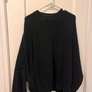 Cozy Black Knit Sweater
